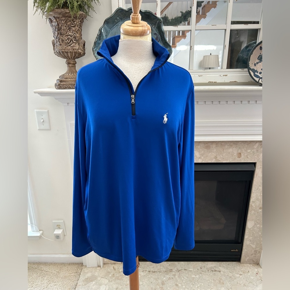 Ralph Lauren Polo Golf Royal Blue Performance Pullover